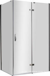 BERGAMO-W-AH-1-120/80-C-Cr-L Душевой уголок | ZZ