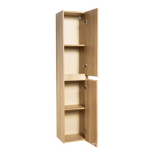 Шкаф подвесной с двумя распашными дверцами, ПЕТЛИ СПРАВА, две полки внутри, 300х330хh1600мм, (цв.Rovere Nebrasca Nature),  ZZ BelBagno Kraft KRAFT-1600-2A-SC-RNN-R