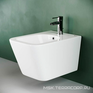 Биде подвесное , цвет белый ZZ Ceramica Nova Metric CN3008