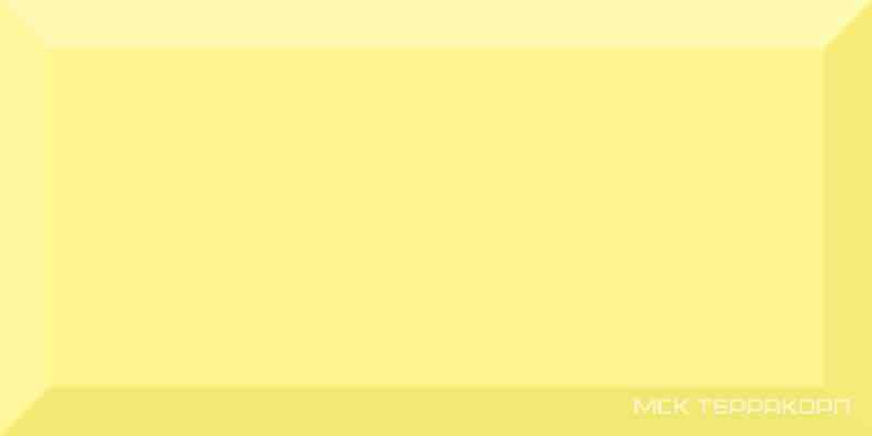 Monocolor Amarillo Biselado Brillo ZZ 10x20