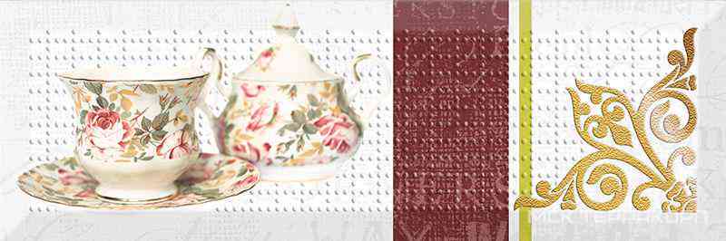 Decor Tea Flowers 03 KL |10x30