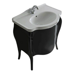 Тумба напольная под раковину 75см, арт.8435, (цв. Черный дуб), Ethos XX