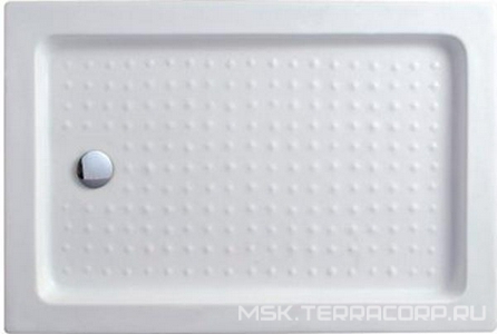 Поддон душевой 1000х800h150мм, прямоугольный, отв. слива 90мм, (сифон крышка цв.хром, мет каркас, ножки в компл.), акрил цв.белый, Cezares ZZ Cezares Универсал TRAY-A-AH-100/80-15-W