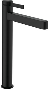 Смеситель для раковины, 260, Высокий, со сливным клапаном Push.Open, (цв.матовый черный),  ZZ Hansgrohe Finoris 76070670