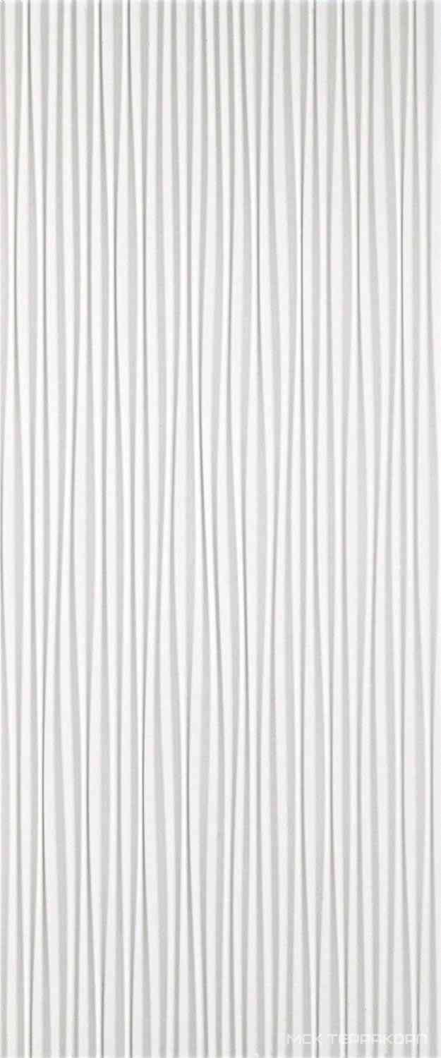 3D Flows White Matt 50x120 ZZ