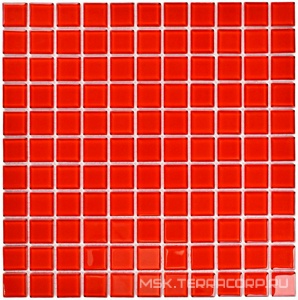 Мозаика Bonaparte Мозаика стеклянная Red glass (25x25x4) ZZ 30x30