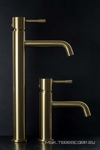 Смеситель для раковины, высокий, цв. золото матовый ZZ Boheme UNO 462-MG