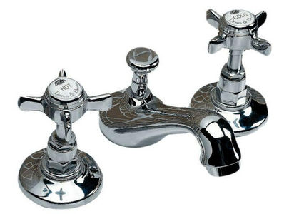 Смеситель для биде, на 3 отв., c д/к, (цв. хром),  ZZ Devon & Devon Coventry MARF35CR