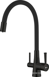 Смеситель для кухни Comfort, c подключением к фильтру, цвет черный ZZ Lemark comfort LM3075BL