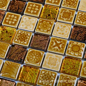 Мозаика Bonaparte Керамическая мозаика Morocco Gold (23x23x8) ZZ 30x30
