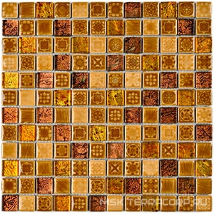 Мозаика Bonaparte Керамическая мозаика Morocco Gold (23x23x8) ZZ 30x30