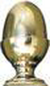 Декор 1ШТ.! "Шишка" на верх (торец) профиля душ. кабин/дверей, (цв. светлое золото), Devon&Devon ZZ Devon & Devon Savoy Dec.2/ORO