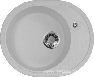 Мойка кухонная AquaGranitEx M-18l серая| 46x57x18