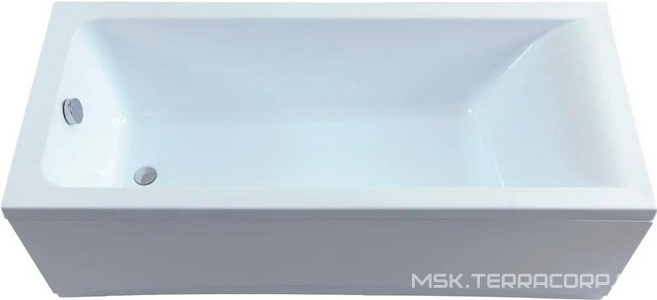 Акриловая ванна BRIGHT 180*80, каркас в комплекте, без панели и сифона Aquanet Bright 233143