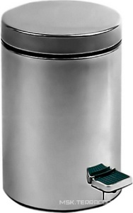 Ведро  Classic из нержавеющей стали, с педалью, 5 лит., ZZ Nofer Nofer 09100.05.B