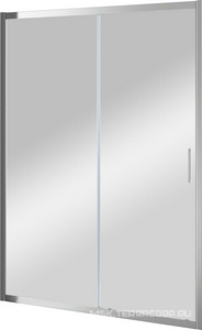 Дверь в нишу 1500 (1470-1520)хh1950мм, сдвижная, правая/левая,(стекло прозр. Idrorepelente 6мм,фурнит.цв.хром),  ZZ Cezares Molveno MOLVENO-BF-1-150-C-Cr-IV