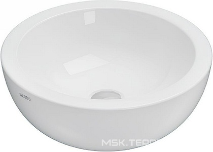 Раковина накладная на столешницу, круглая d420хh160мм, без отв.д/смесит., без перелива,  ZZ Globo Forty3 SC042.BI