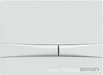 Клавиша для инсталляции, двухрежимная, цв. белый ZZ Berges Novum 040051