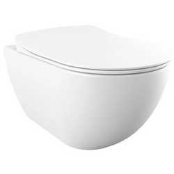 Унитаз подвесной Creavit Free FE320.G0100 белый матовый| 51x35x36