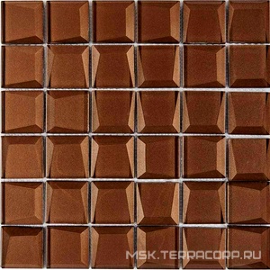 Мозаика 740 из стекла (чип 48x48) 30х30 Мастера Керамики Glass 740