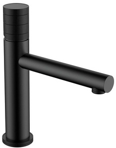 Смеситель для раковины, без д/к, (цв.черный матовый),  ZZ Vincea Groove VBF-4G1MB