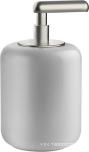 Дозатор настольный, (белая керамика, цв. хром шлифован.),  ZZ Gessi Goccia 38037 147