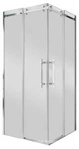 Душевой уголок 1000х1000хh1950мм, квадрат, (стекло прозрачн.8мм, фурн.цв.хром),  ZZ BelBagno Marino MARINO-A-2-100-C-CR