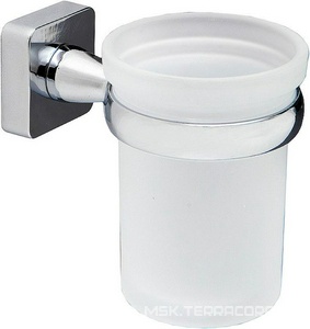 Стаканчик стеклянный настенный, хром, Lippe Wasserkraft lippe K-6528