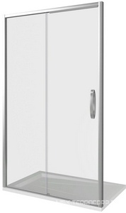 Душевое ограждение Antares WTW-110-C-CH, стекло прозрач. профиль хром, 1100х1950 см, ZZ Good Door ANTARES АН00001