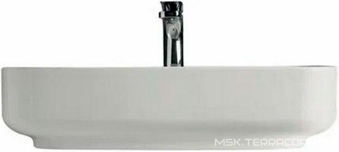 Раковина накладная 60х43хh15см, с 1 отв.д/смесит., без перелива,  ZZ Kerasan Tribeca 514001