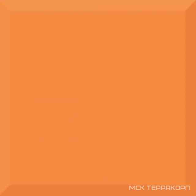 Monocolor Naranja Biselado Brilo ZZ |10x10