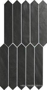 Керамическая плитка для стены APE Ceramica Switch Off Graphite Matt 4,3x24,3 n126528