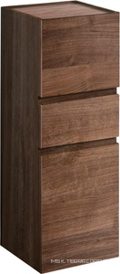 Шкаф пенал подвесн. 390хh1050х360мм, правый/левый, 2 дверцы, 1 выдв.ящик, крепёж в комп., (цв. Пекан),  ZZ Geberit Renova Plan 501.922.JR.1