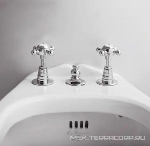 Биде напольное 360х570хh390мм, 1 отв. д/смес., (с желобом по периметру), (цв. белый),  Simas Arcade AR 823