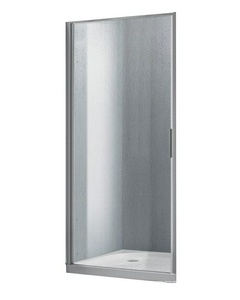 Дверь для душа, в нишу 700(680-720)хh1900мм, распашная, правая/левая, (стекло рифленое Punto 5мм, фурн.цв.хром),  ZZ BelBagno Sela SELA-B-1-70-P-Cr