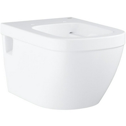 Унитаз подвесной EURO CERAMIC безободковый, открытое крепление, ZZ