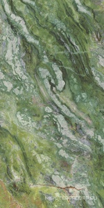 Керамогранит для пола и стены Ariostea Ultra Marmi Brilliant Green Lucidato (Shiny) 6 mm 150x300  UM6L300635