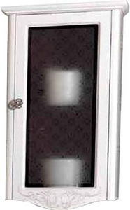 Шкаф настенный, 42,1хh77х25,1см, распашн. дверь, петли справа, ручка цв. хром,  ZZ Labor Legno Hermitage HE 0/8 ARG DX