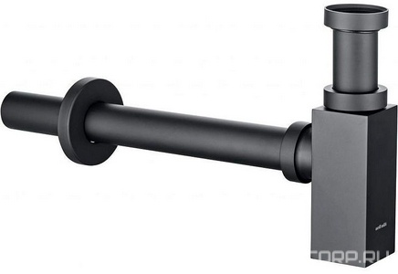 Сифон для раковины, 1 1/4, квадратный, (латунь, сталь цв.черный матовый), Square  ZZ Allen Brau Infinity 5.21027-31