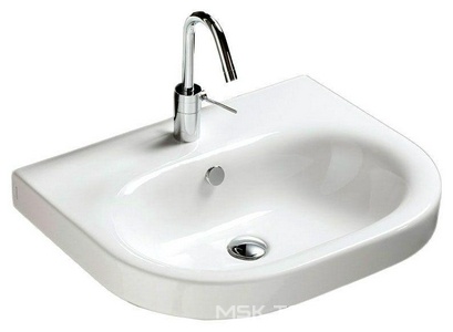 Раковина 550х450мм, с 1 отв.д/сесит., (БЕЗ креплен.YR47),  ZZ Hatria Daytime YXBL01