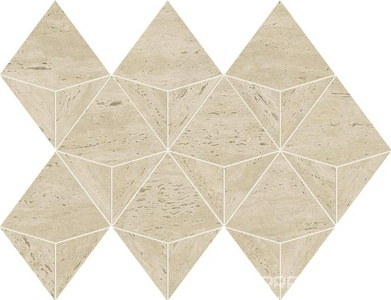 Мозаика Atlas Concorde Italy Marvel Travertine Marvel Pearl Mosaico Origami ZZ 28x41