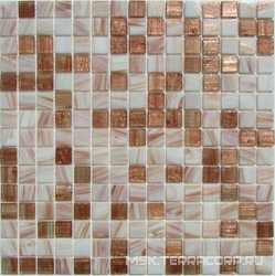 Мозаика из стекла на сетке SH-040 ZZ |32.7x32.7