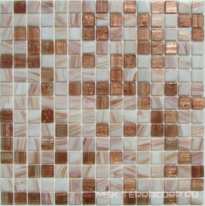 Мозаика Спектр-М Микс стекло Мозаика из стекла на сетке SH-040 ZZ |32.7x32.7