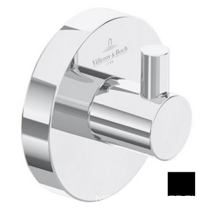 Крючок двойной, (цв.черный матовый),  ZZ Villeroy & Boch Elements – Striking TVA152012000K5