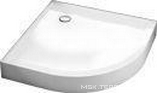 Поддон душевой 1/4 круга, R500, 900х900хh150мм, акрил, с формованной передн. панелью, (без сифона арт.508055Rхх),  KL Huppe Xerano 840201.055 / PL SDS