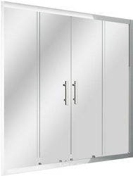 ECO-O-VF-2-170/145-C-Cr Душевая шторка на ванну | ZZ