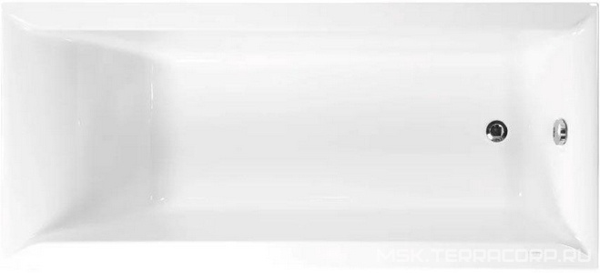 Ванна прямоугольная 170x75xh45см, без панели и каркаса, (акрил цв.белый), Veronela ZZ Vagnerplast veronela VPBA170VEA2X-04