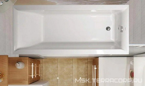 Ванна прямоугольная 170x75xh45см, без панели и каркаса, (акрил цв.белый), Veronela ZZ Vagnerplast veronela VPBA170VEA2X-04