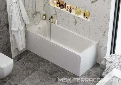 Ванна прямоугольная 170x75xh45см, без панели и каркаса, (акрил цв.белый), Veronela ZZ Vagnerplast veronela VPBA170VEA2X-04