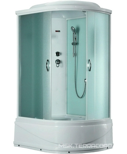 Душевая кабина закрытая, c крышейTimo Eco ЛЕВАЯ, 120x80x218 см, полотно двери рифленое, стекло матовое, ZZ Timo eco TE-0720 P L